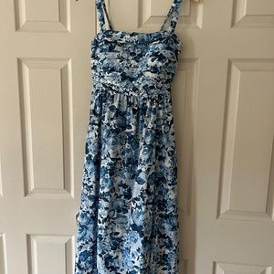 Abercrombie & Fitch Blue Floral Dress